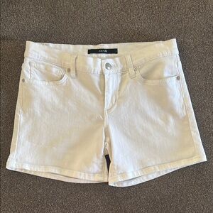 Joes Jeans Women’s White Jean Shorts Flap Fit